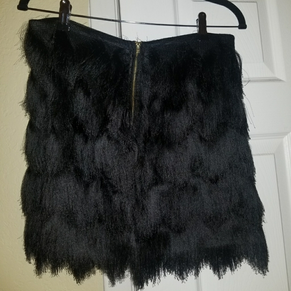 H&M fringe skirt